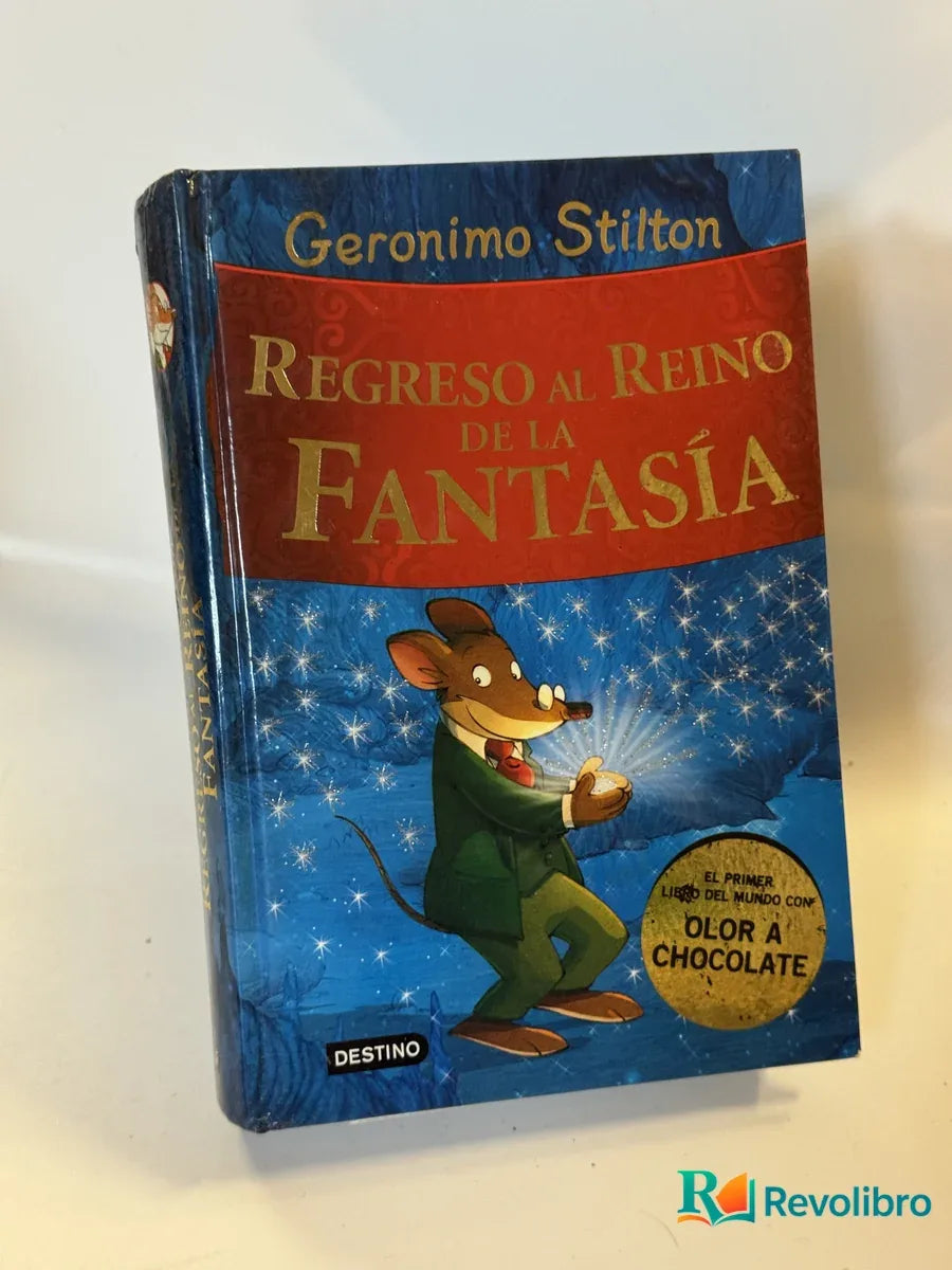 Portada de Regreso al Reino de la Fantasía de Geronimo Stilton, libro de segunda mano