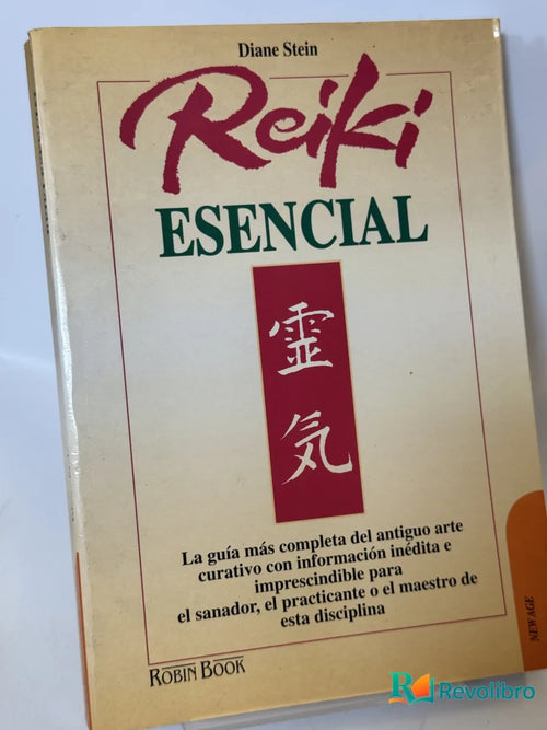 Portada de Reiki Esencial de Diane Stein, libro de segunda mano