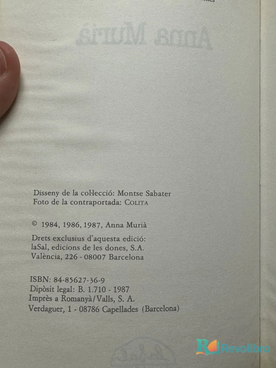 Foto 2 de Res no és veritat, Alícia de Anna Muria, libro de segunda mano