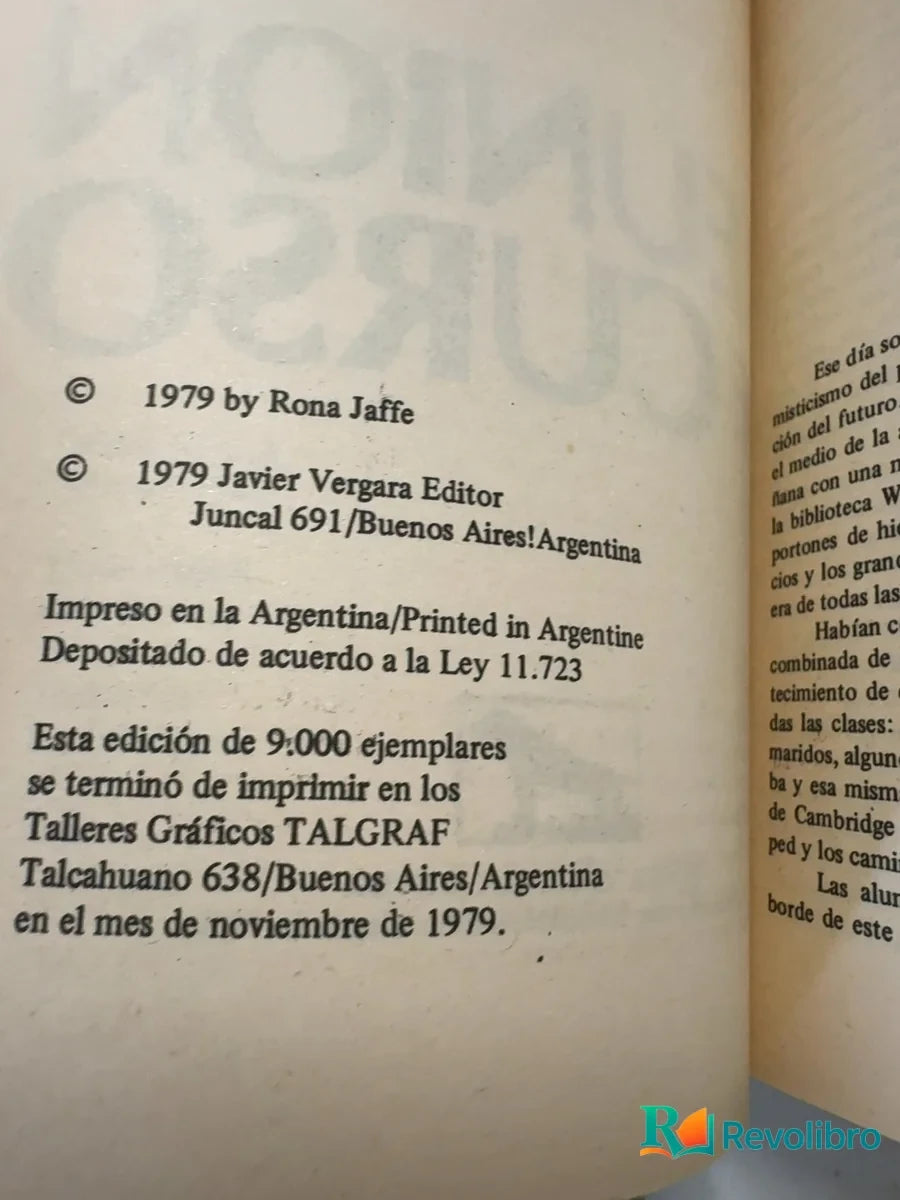 Foto 3 de Reunión de curso - 1ª edición de Rona Jaffe, libro de segunda mano