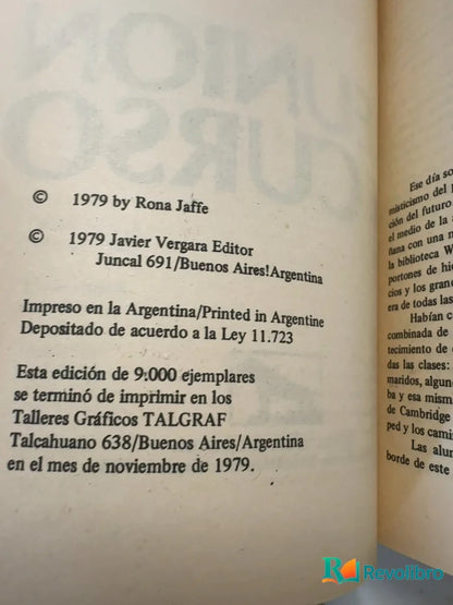 Foto 3 de Reunión de curso - 1ª edición de Rona Jaffe, libro de segunda mano