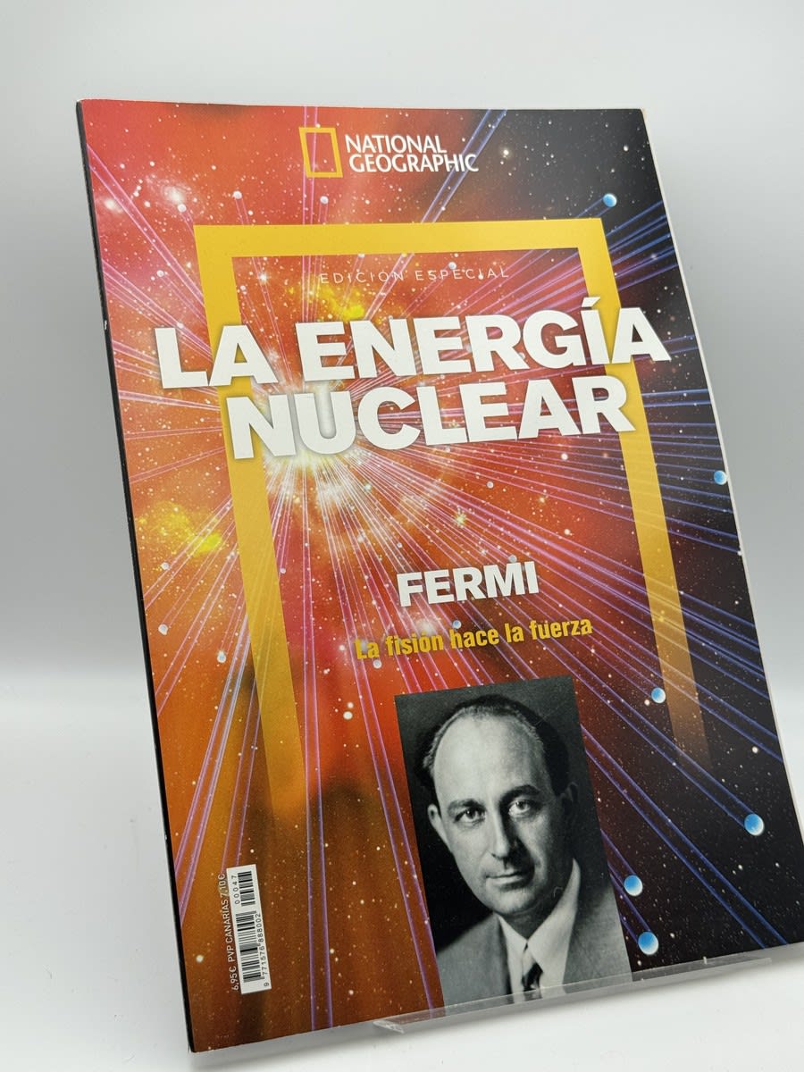 Portada de Revista Fermi: La energía nuclear de National Geographic, libro de segunda mano