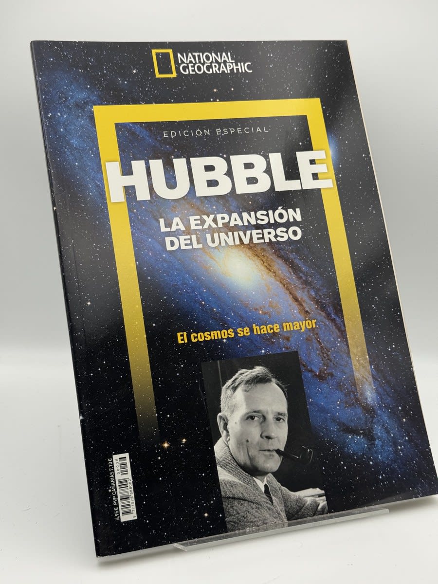 Portada de Revista Hubble: La expansión del universo de National Geographic, libro de segunda mano