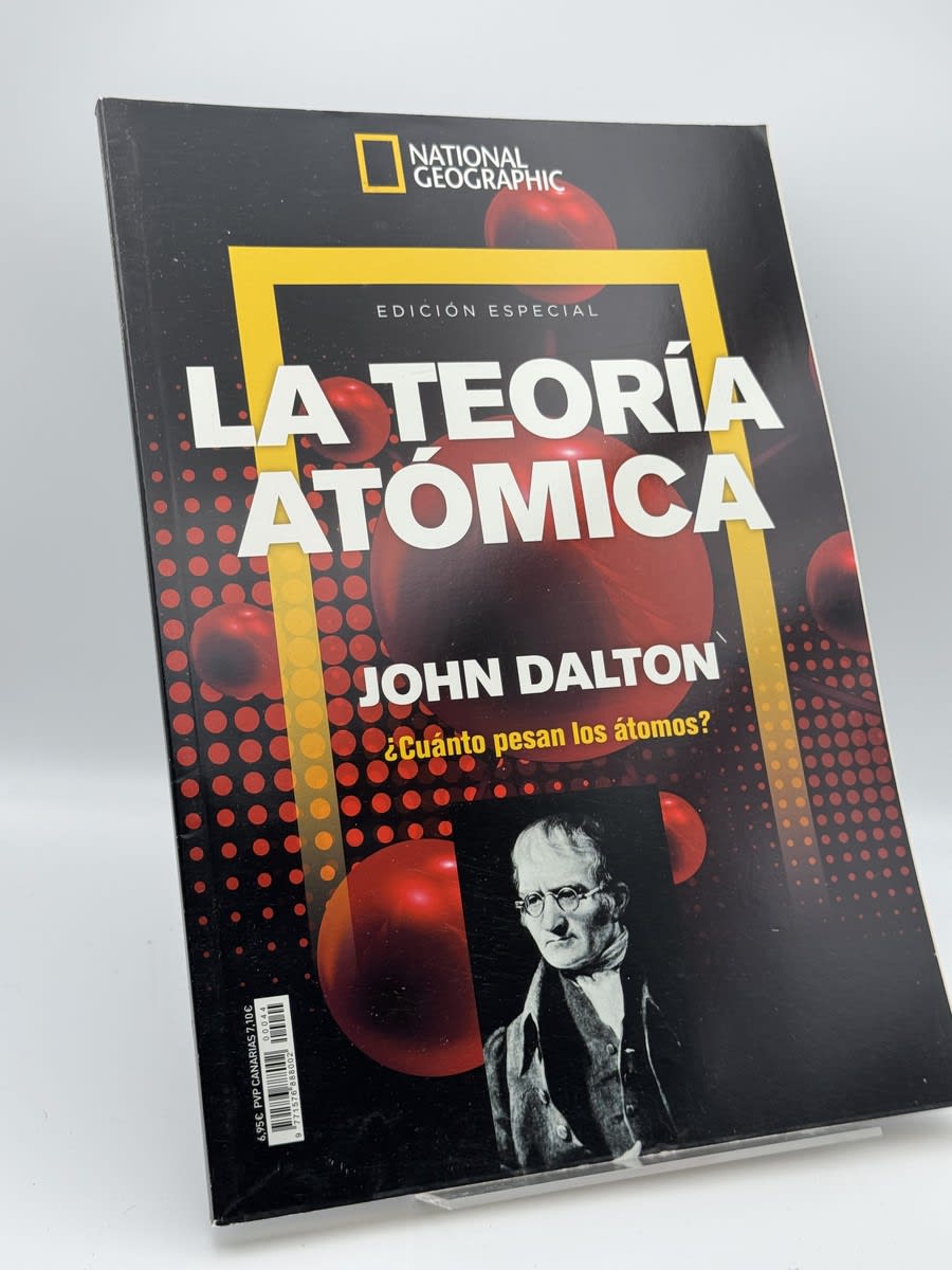 Portada de Revista John Dalton: La teoría atómica de National Geographic, libro de segunda mano