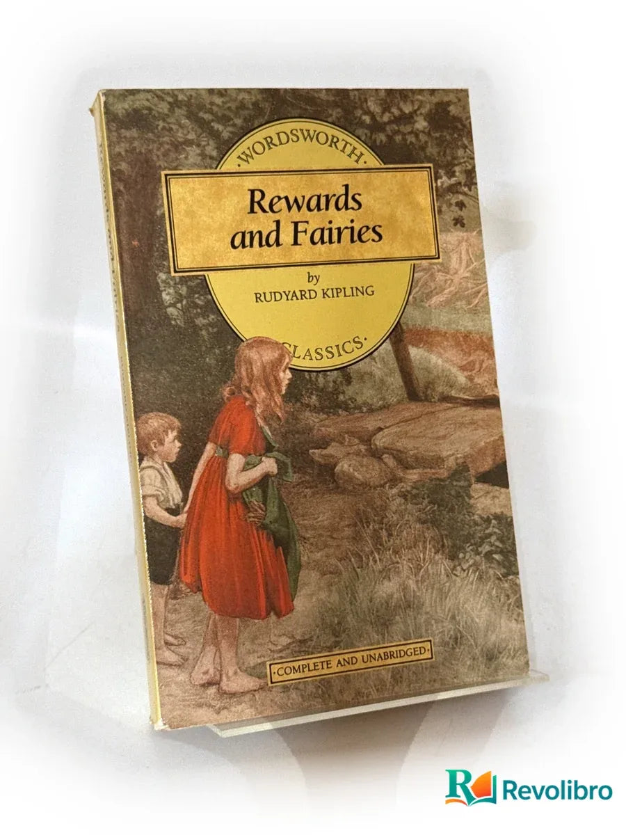 Portada de Rewards and Fairies de Rudyard Kipling, libro de segunda mano