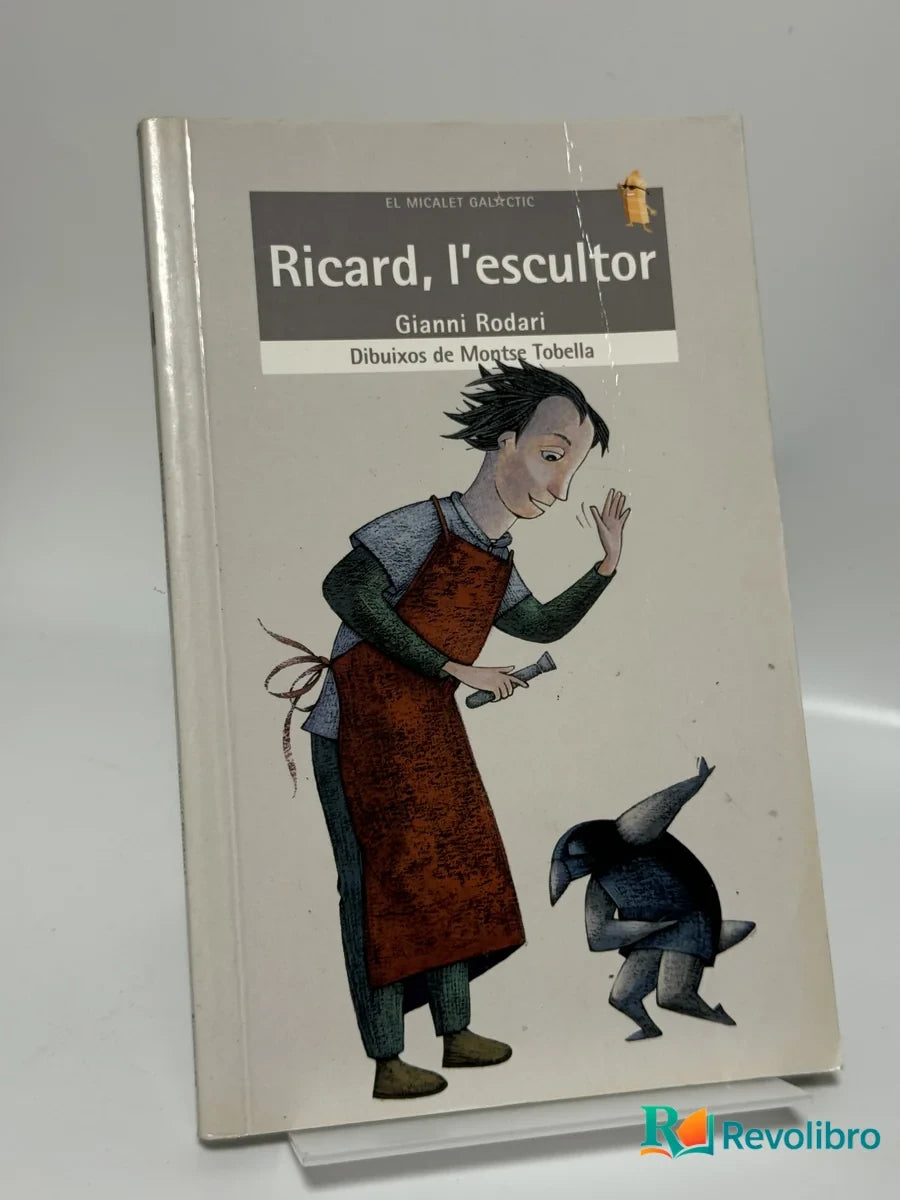 Portada de Ricard, l'esculptor de Gianni Rodari, libro de segunda mano