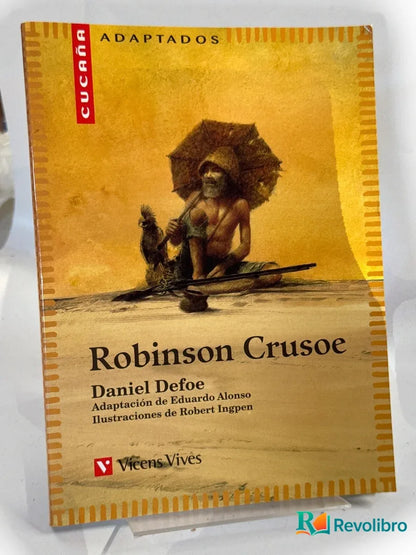 Portada de Robinson Crusoe de Eduardo Alonso, libro de segunda mano