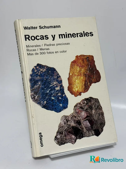 Portada de Rocas y minerales de Walter Schumann, libro de segunda mano