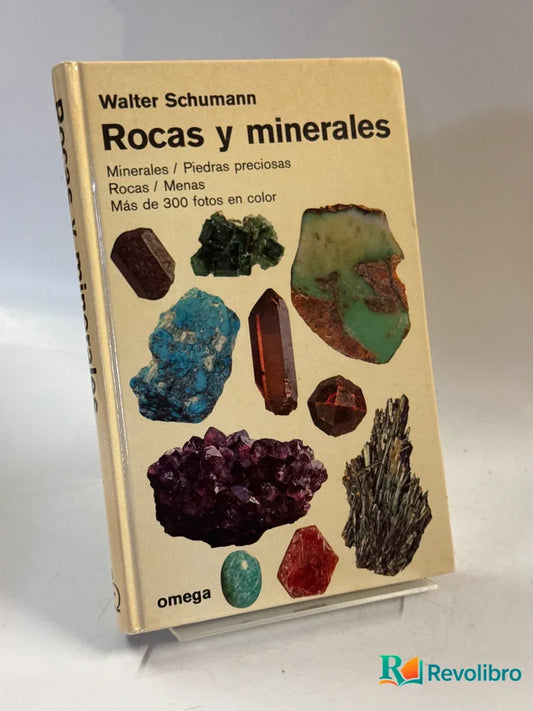 Portada de Rocas y minerales de Walter Schumann, libro de segunda mano