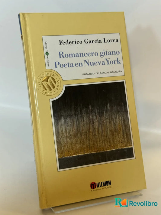 Portada de Romancero gitano Poeta en Nueva York de Federico García Lorca, libro de segunda mano