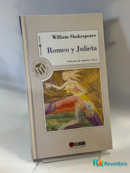 Portada de Romeo y Julieta de William Shakespeare, libro de segunda mano