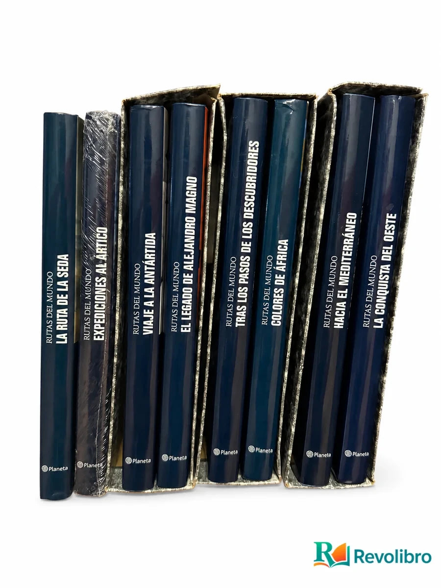 Portada de Rutas del mundo 8 tomos Planeta de Planeta, libro de segunda mano