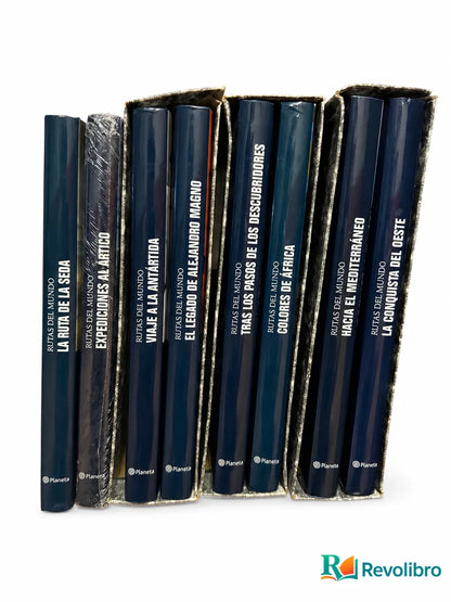 Portada de Rutas del mundo 8 tomos Planeta de Planeta, libro de segunda mano