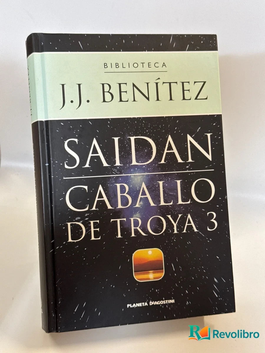 Portada de Saidán, Caballo de Troya 3 de J. J. Benítez, libro de segunda mano