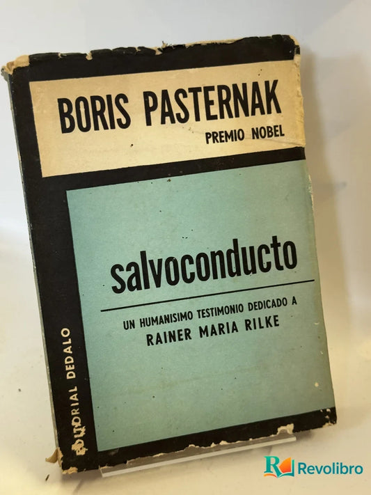 Portada de salvoconducto de Boris Pasternak, libro de segunda mano