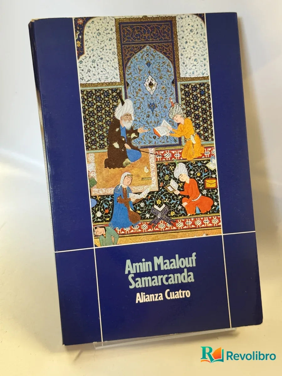 Portada de Samarcanda de Amin Maalouf, libro de segunda mano