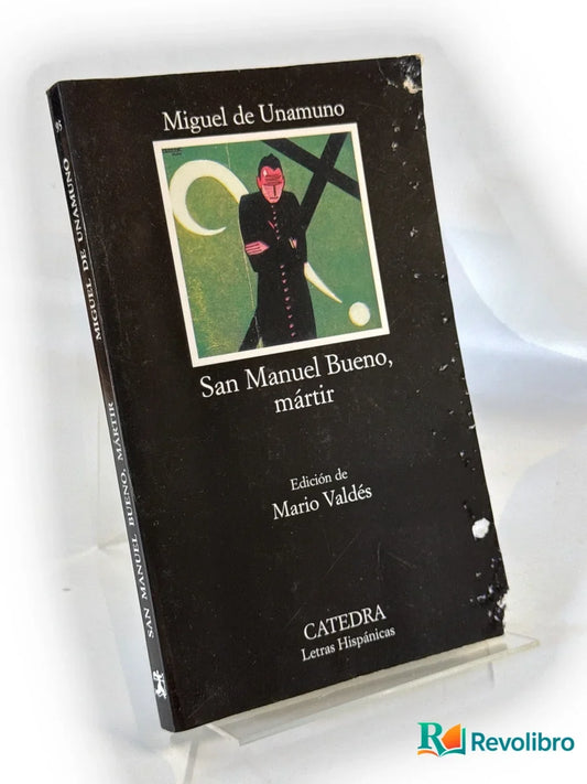Portada de San Manuel Bueno, mártir de Miguel de Unamuno, libro de segunda mano