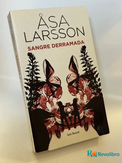 Portada de Sangre derramada de Åsa Larsson, libro de segunda mano