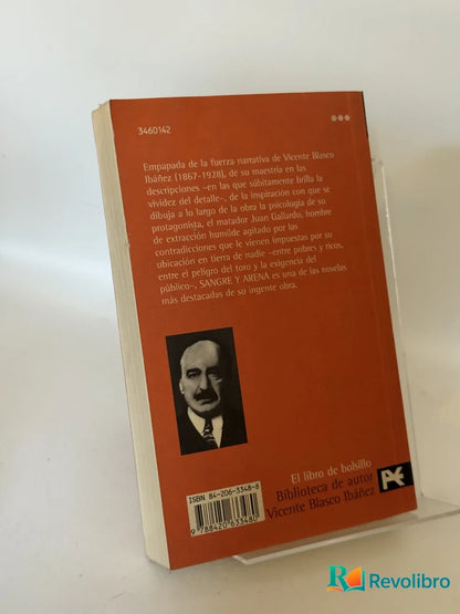 Foto 2 de Sangre y arena de Vicente Blasco Ibáñez, libro de segunda mano