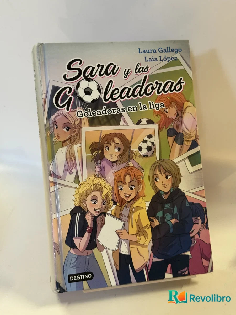 Portada de Sara y las goleadoras de Laura Gallego, libro de segunda mano