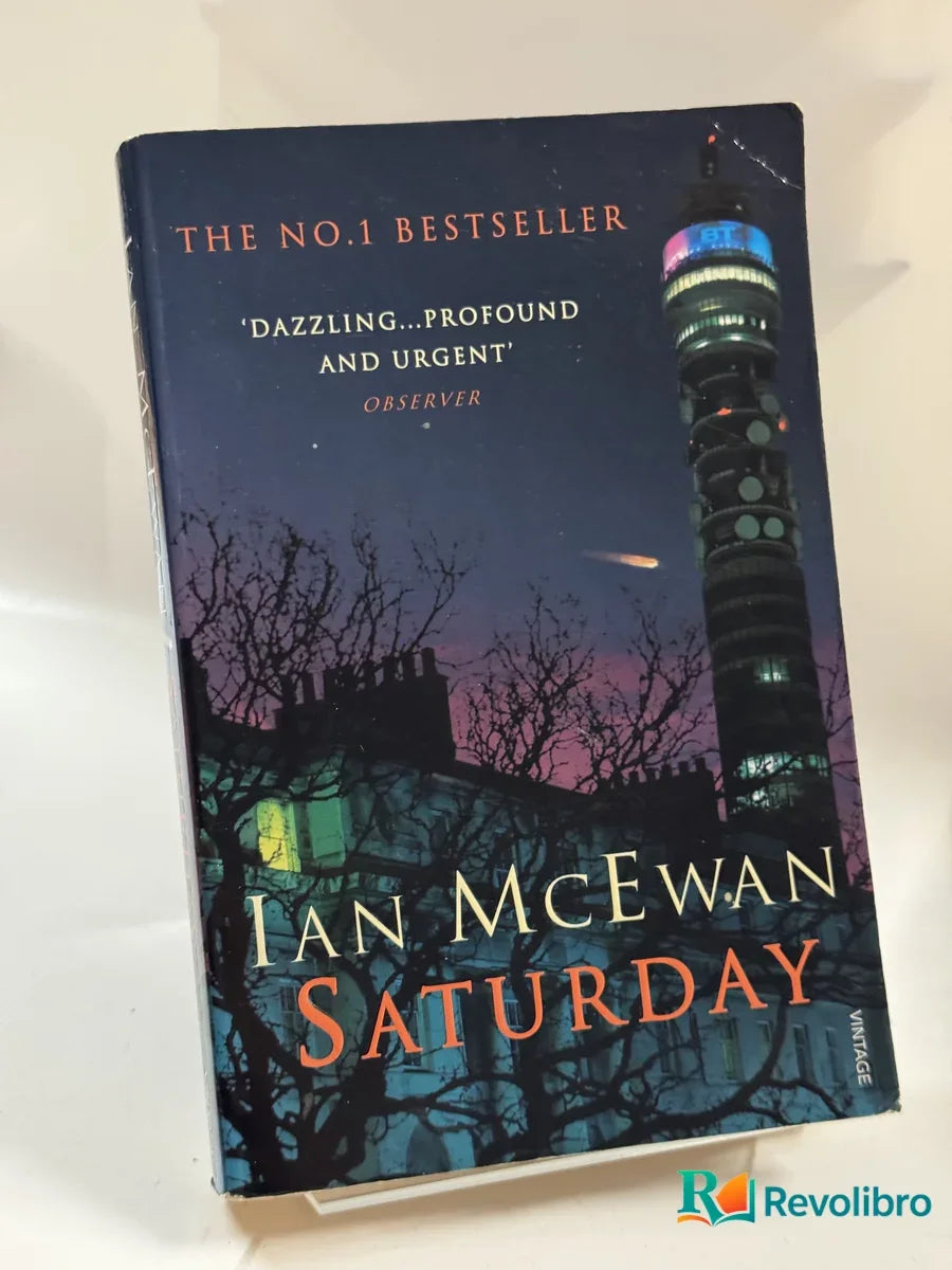Portada de Saturday de Ian McEWAN, libro de segunda mano