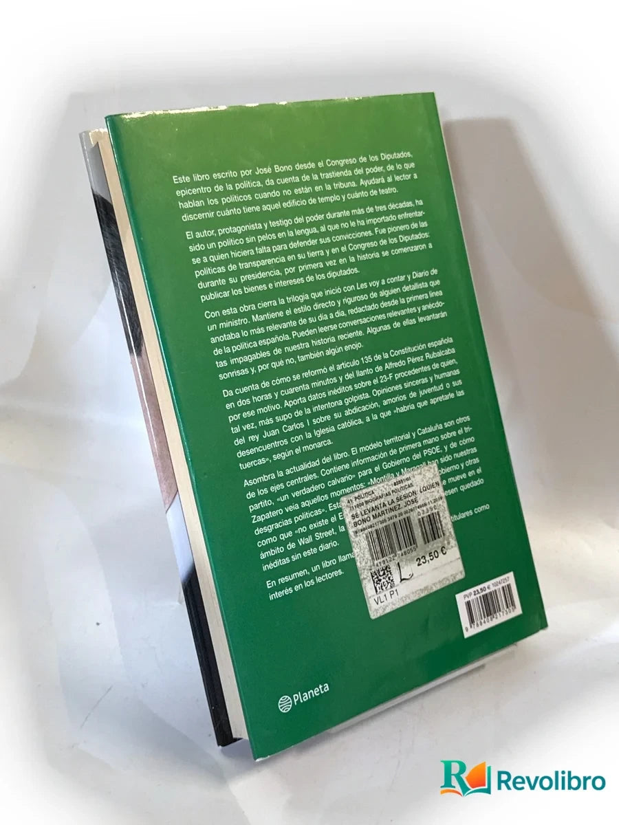 Foto 2 de Se levanta la sesión de José Bono Martínez, libro de segunda mano
