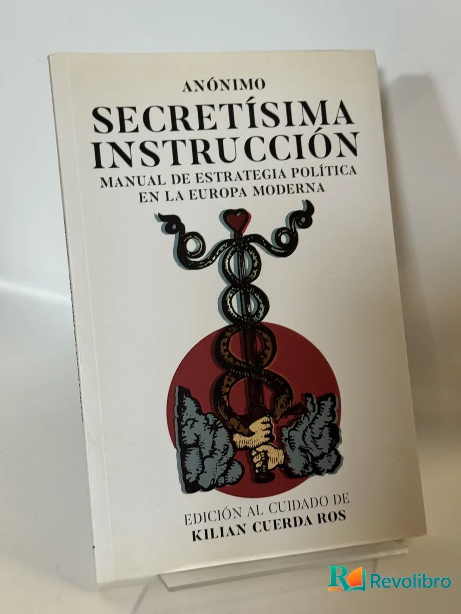 Portada de Secretísima Instrucción de Anónimo, libro de segunda mano
