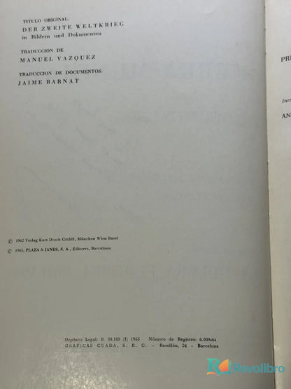 Foto 2 de Segunda Guerra Mundial 3 tomos de Manuel Vazquez, libro de segunda mano