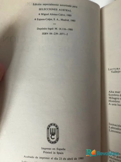 Foto 4 de Segunda selección de mis poemas - 1ª edición de Ramón de Garciasol, libro de segunda mano