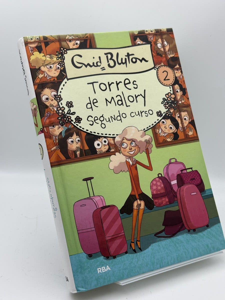 Portada de Segundo grado en Torres de Malory de Enid Blyton, libro de segunda mano