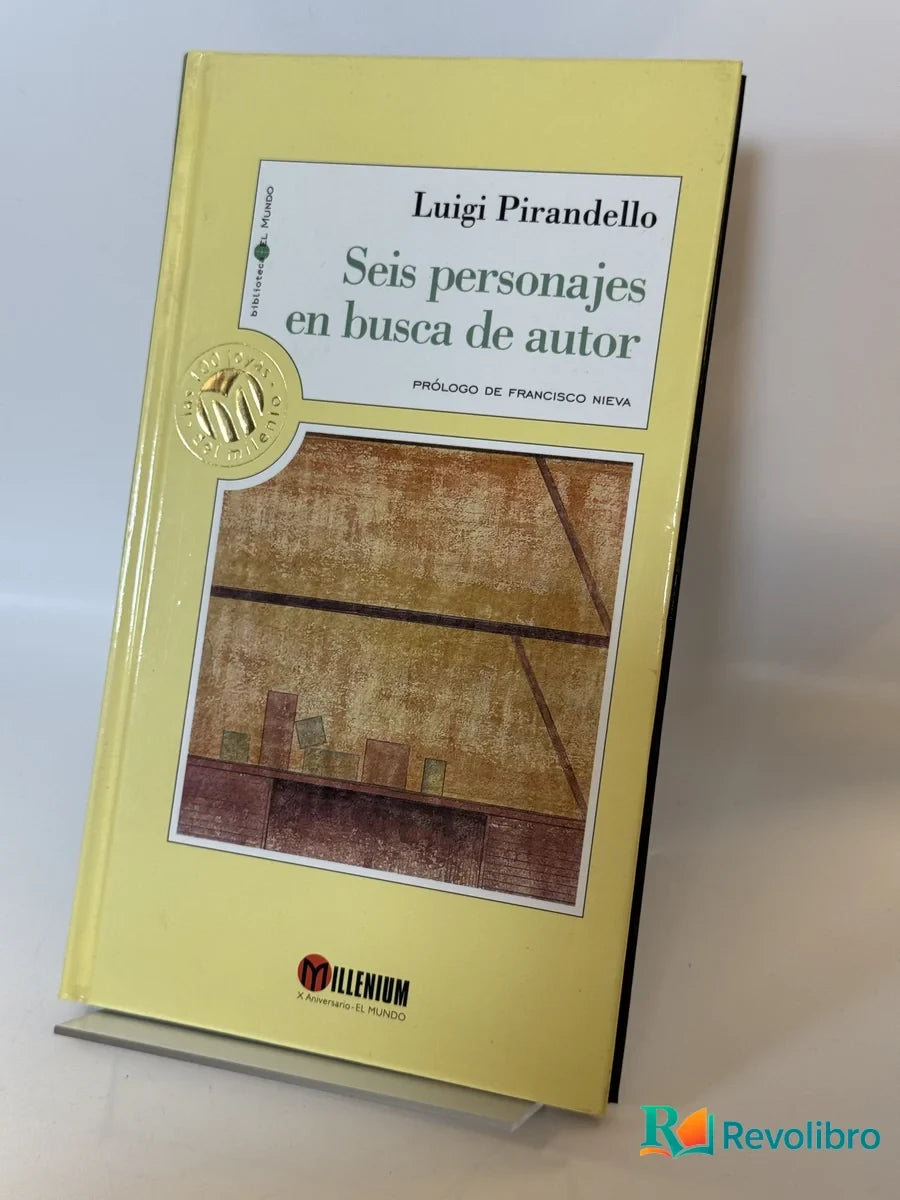 Portada de Seis personajes en busca de autor de Luigi Pirandello, libro de segunda mano