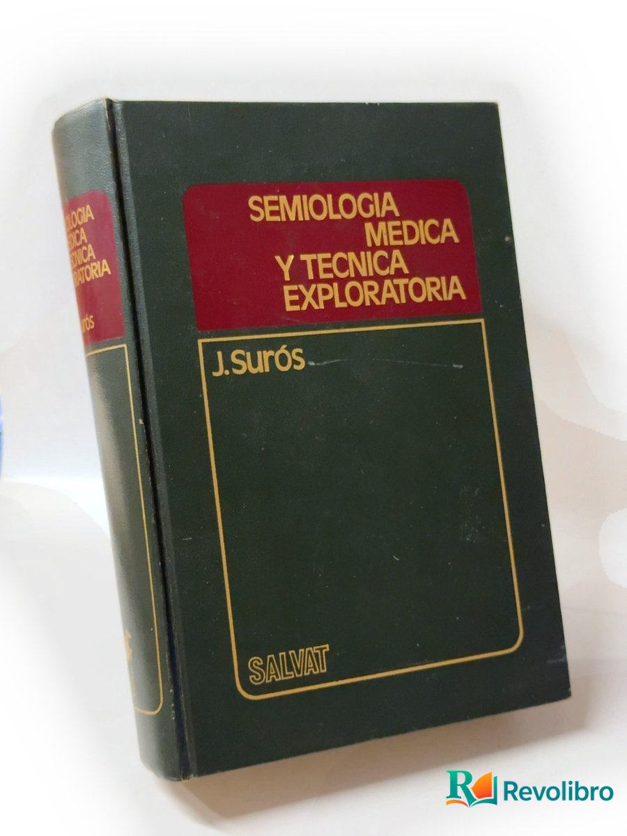 Portada de Semiología médica y técnica exploratoria de J. Surós, libro de segunda mano