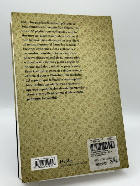 Senilia : reflexiones de un anciano - Arthur Schopenhauer - Imagen 2