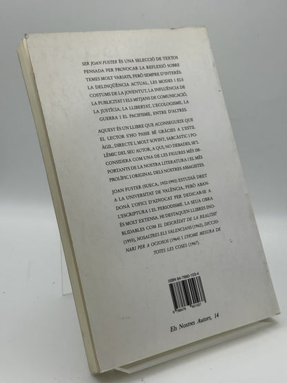 Ser Joan Fuster, antología de textos fusterians - Foto 2