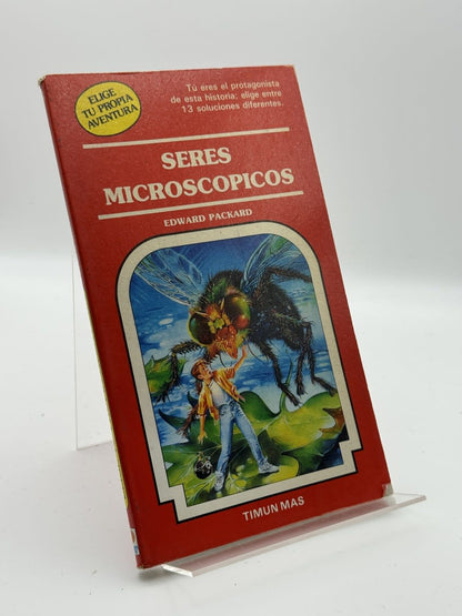 Portada de Seres microscópicos - Edward Packard de Edward Packard, libro de segunda mano