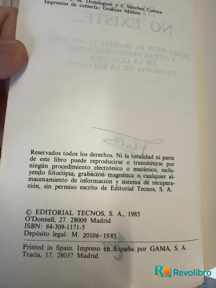 Foto 3 de Si Dios no existe - 1ª edición de Leszek Kolakowski, libro de segunda mano