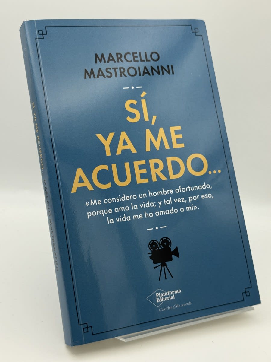 Sí, ya me acuerdo - Marcello Mastroianni - Portada