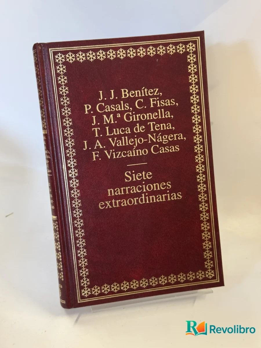 Portada de Siete narraciones extraordinarias de J. J. Benítez, libro de segunda mano