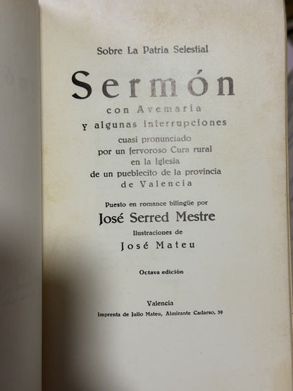 Sobre la patria selestial, Sermón con avemaría y algunas interrupciones - Foto 2