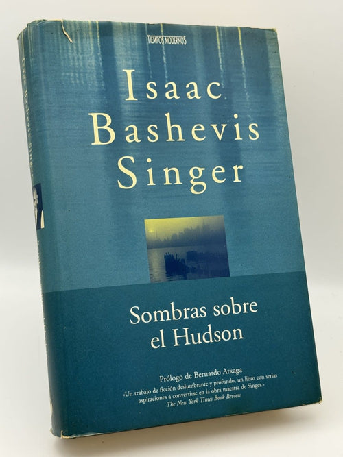 Portada de Sombras sobre el Hudson de Isaac Bashevis Singer, libro de segunda mano