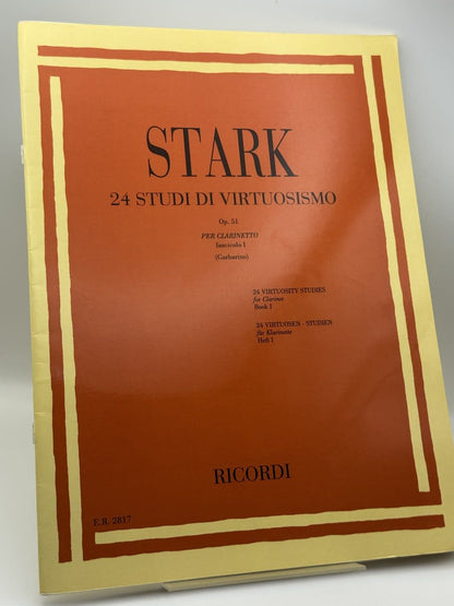 Portada de Stark 24 studi di virtuosismo - Ricordi de Ricordi, libro de segunda mano