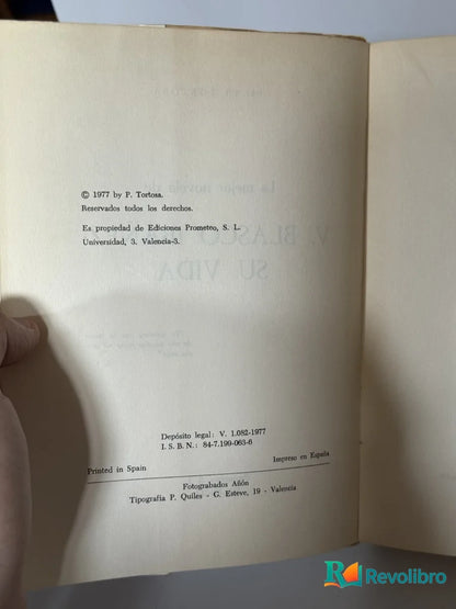 Foto 2 de Su Vida de V. Blasco Ibáñez, libro de segunda mano
