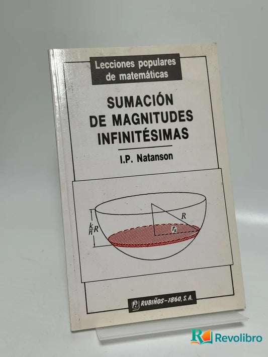 Portada de Sumación de magnitudes infinitésimas de I.P. Natanson, libro de segunda mano