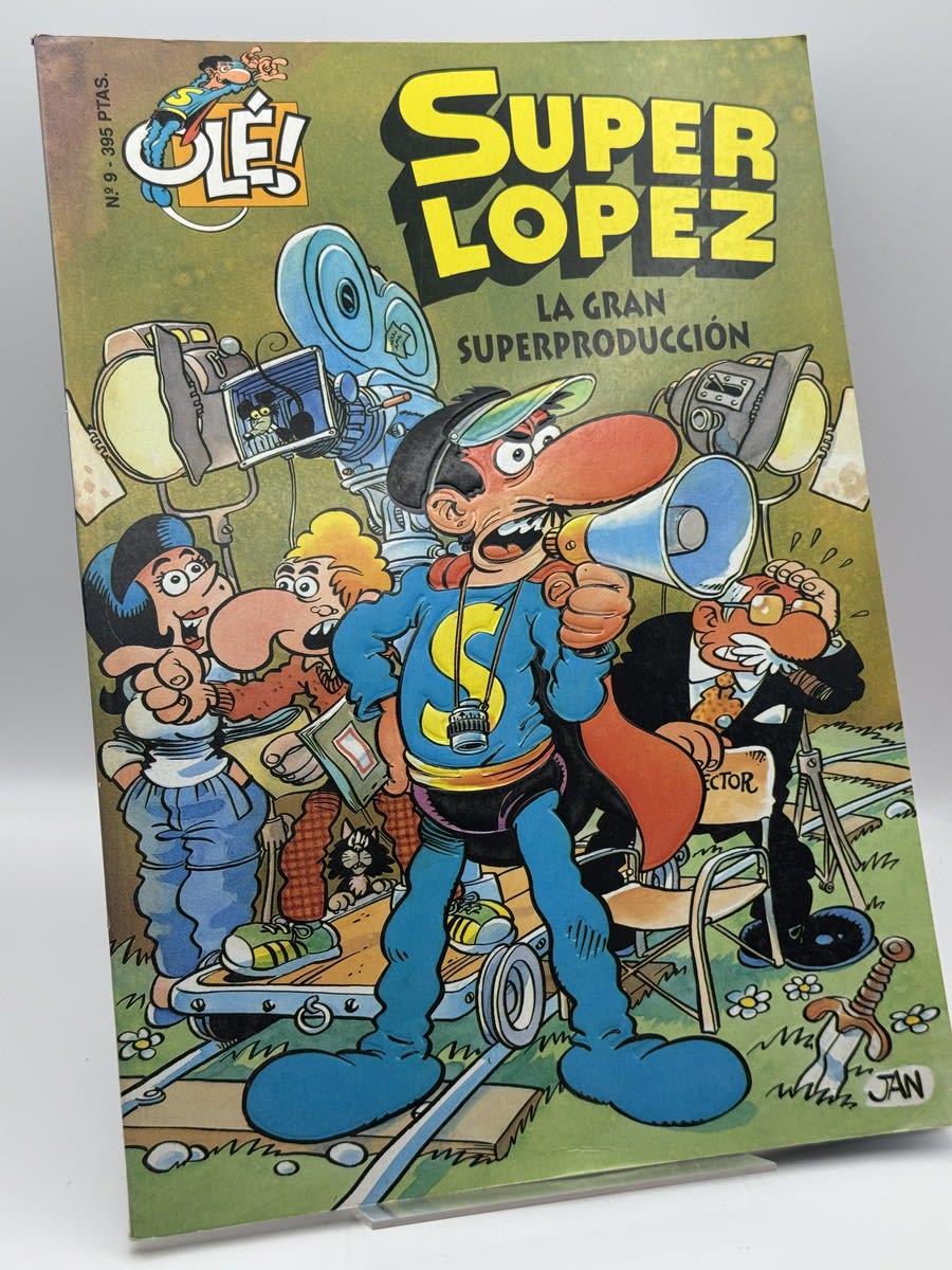 Portada de Super López 9 - Jan de Jan, libro de segunda mano