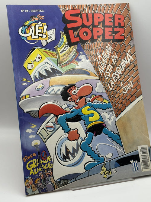 Portada de Super López Los alienígenas - Jan de Jan, libro de segunda mano