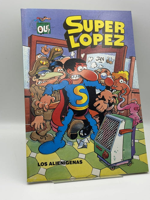 Portada de Super López Los alienígenas - Jan de Jan, libro de segunda mano