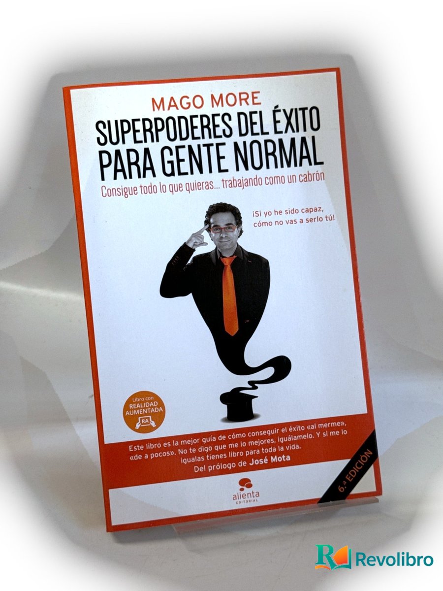 Portada de Superpoderes del éxito para gente normal de Mago More, libro de segunda mano