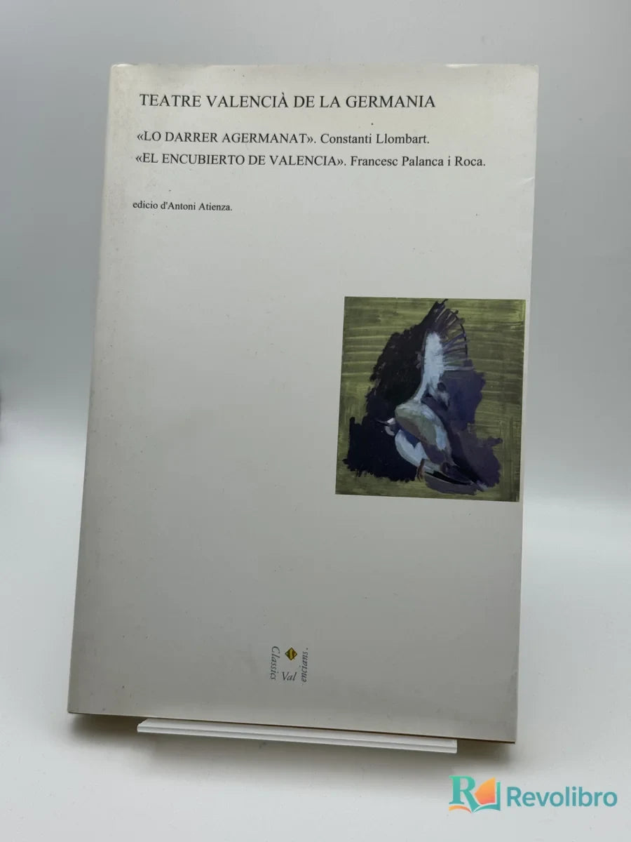 Portada de Teatre Valencià de la Germania de Constantí Llombart, libro de segunda mano