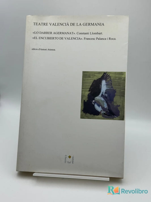Portada de Teatre Valencià de la Germania de Constantí Llombart, libro de segunda mano