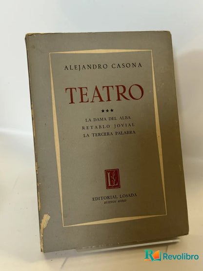 Portada de Teatro de Alejandro Casona, libro de segunda mano